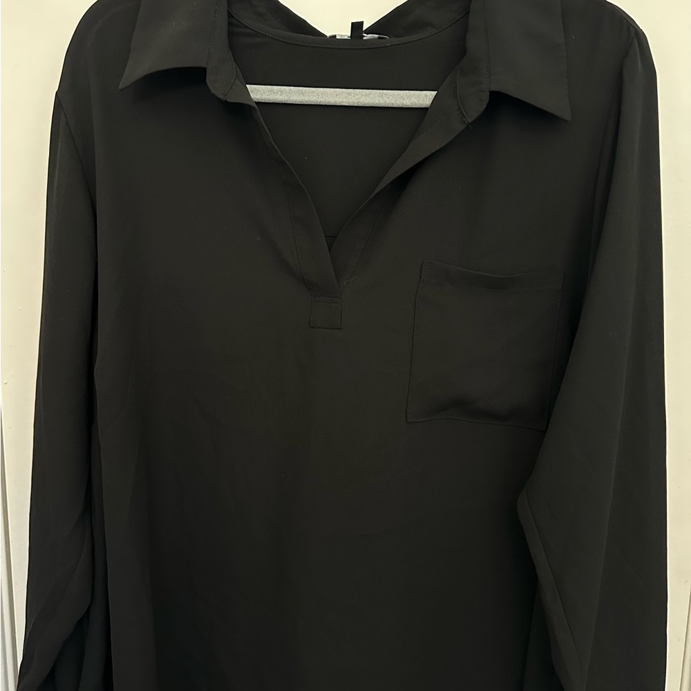 Pleione Black Women's Blouse